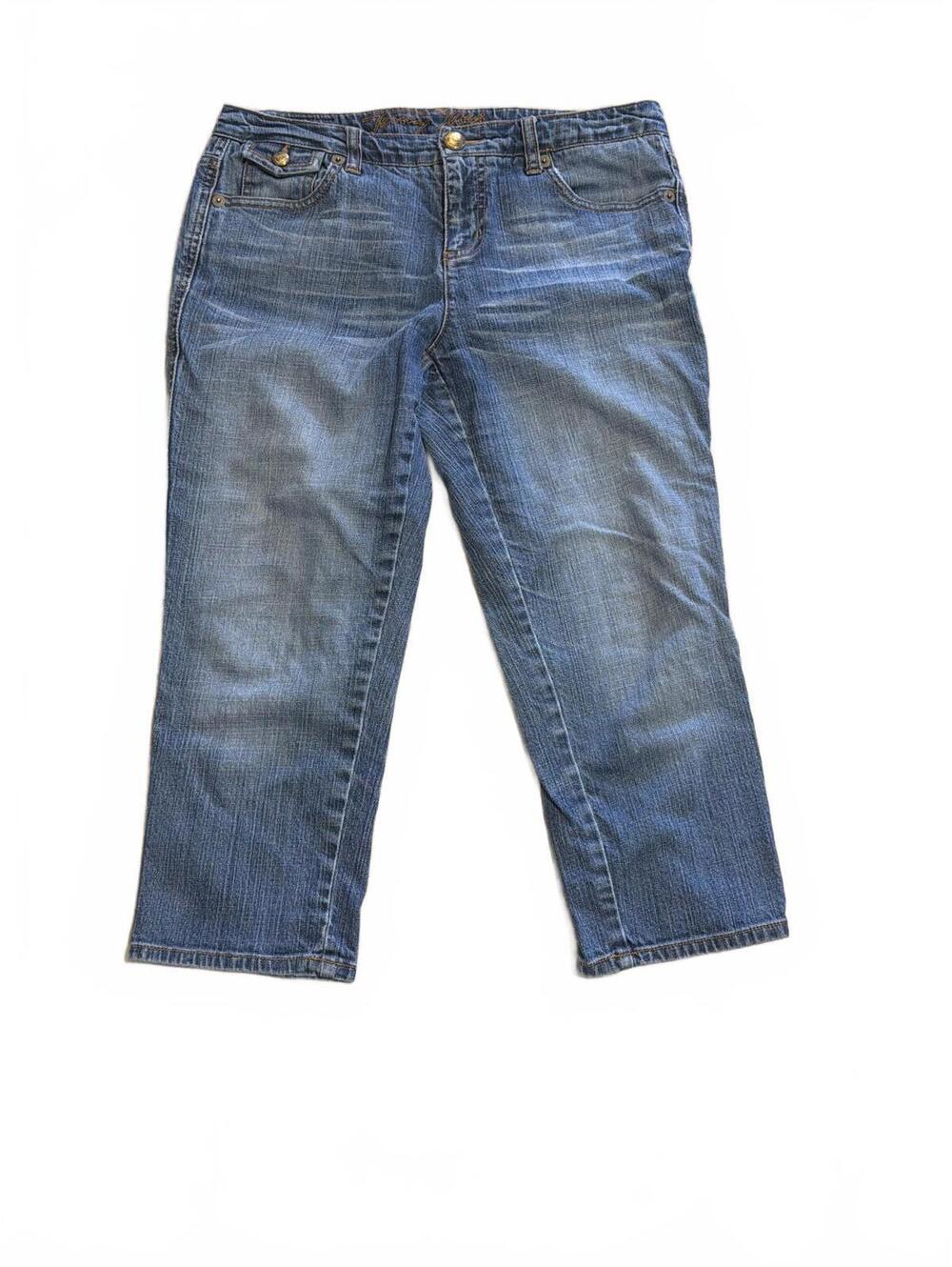 Tommy Hilfiger Blue Denim Women's Capri Jeans - Size 6/8